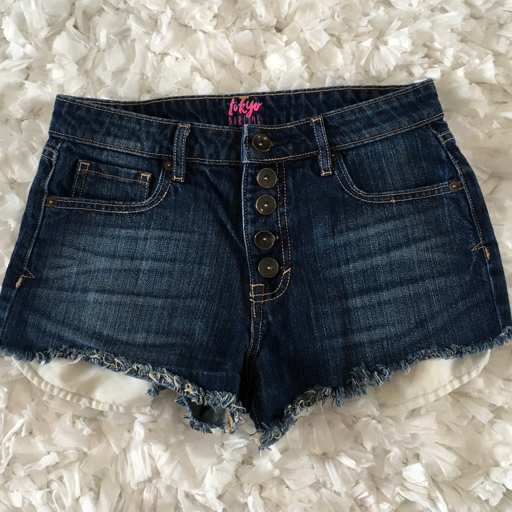 Tokyo Darling Dark Blue Jean Shorts